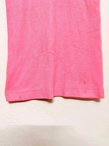 pinteresty Cute Pink Sleeveless fitted Top🩷