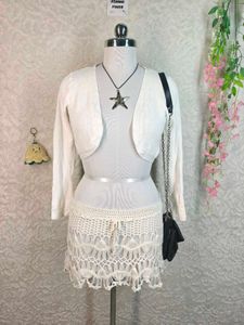Crochet Skirt and Bolero Set