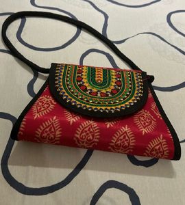 Embroidered Clutch Purse