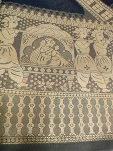 Zari Work With Organza Fabric Saree