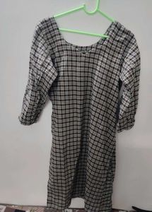 Chic Plaid Mini Dress