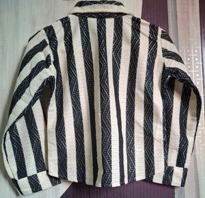 Striped 3-Pc Crop Top &amp; Pant Set