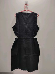 Chic Black Cut-Out Mini Dress (50% OFF ON MRP)