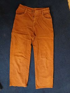 Brown Casual Pants