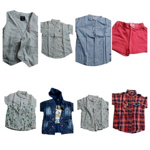 Combo Of 7 Shirts And 1 Shorts