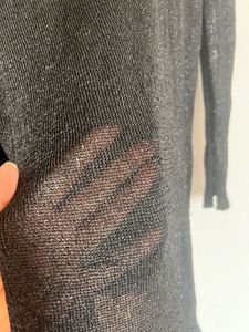 H&amp;M shimmering mesh dress