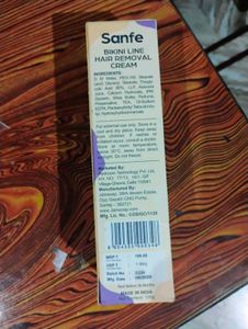 Sanfe Bikini Line Hair Removal Cream