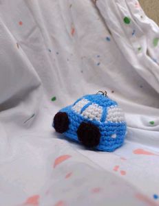🚗 Handmade Crochet Car Keychain 😍