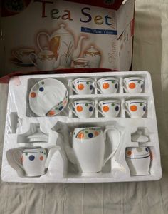 🆕Marvel Fine Bone China Tea Set - 18 Pieces