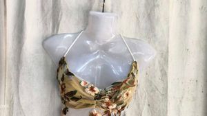 Sheer Embroidered Floral  Top