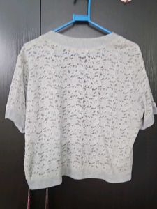 Grey Lace Shrug