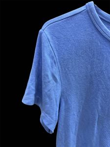 Zara Blue Cropped Tee