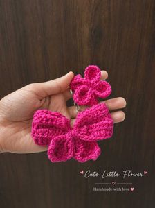 Crochet Flower Keychain
