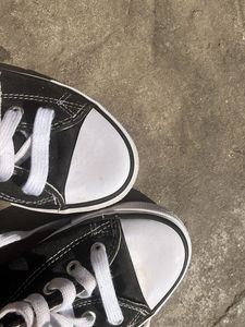 Black High-Top Sneakers