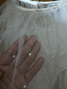 Elegant White Tulle Dress