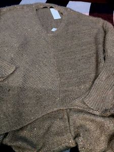 Branded Cozy stylish sequence work top
