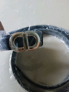 🇮🇹Stylish Black Belt with Gold Buckle