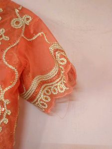 heavy look Bridal suit with dupatta 🧡