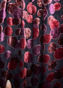 Velvet Dot Print Sleeveless Dress