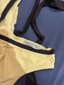 Yellow Tank Top with Black Trim