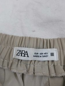 Zara Cream Wide Leg Trousers