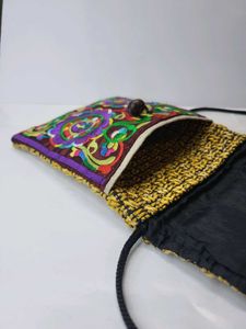 Handicraft Embroidery Sling Bag