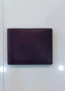 Levi's Brown Leather Bi-fold Wallet