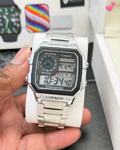 Casio Digital Silver Watch