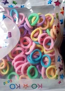 100 pcs of rubber band for females....