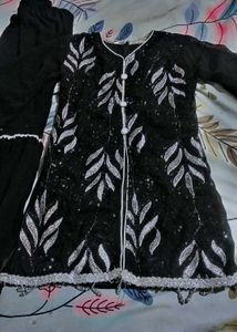 Stunning Black  garara Set