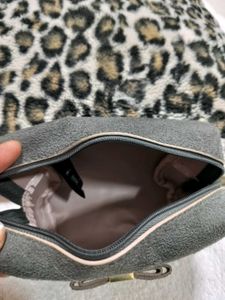 Stylish Grey Makeup Pouch