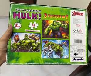 144 pieces Avengers Hulk &amp; Black Widow Puzzle