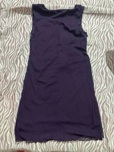 Elegant Purple Party Dress
