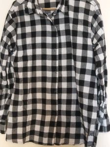 Checkered Black & White Shirt