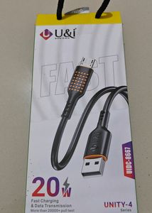 Data Cable Fast 2pcs  Micro USB V8 &amp; Type-C