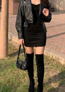SSS New Black Over-the-Knee (Thigh High) Boots