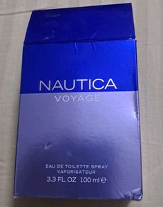 Empty Nautica Voyage Perfume Bottle