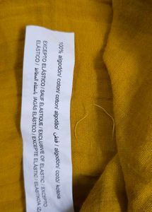 Mustard Yellow Button-Up Skirt