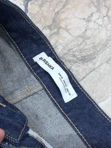 Raw Denim Baggy Jeans – Size 28 | Premium Quality