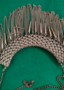 Ethnic Oxidized Silver Jewellery Set