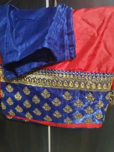 🔴Designer Saree with Blouse