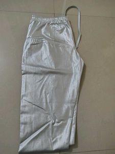 Shimmer Silver Chudidar Leggings