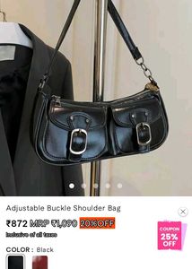 Chic Black Hobo Bag