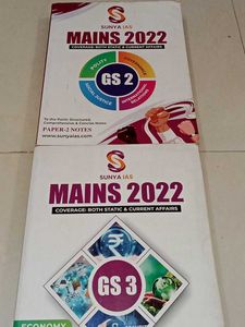 Sunya IAS Mains 2022 GS 2 & 3 Notes + Freebie