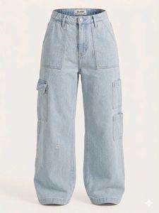 Cargo Pants Light Wash