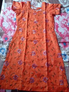 Bollywood Y2K salwar kameez orange kurta set