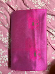 Beautiful Blue and Pink Saree