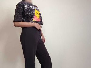 Cute Pooh Graphic T-Shirt