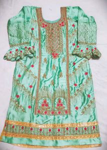 Exquisite Teal Kurta Set with Dupatta