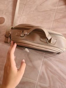 Stylish Beige Crossbody Bag